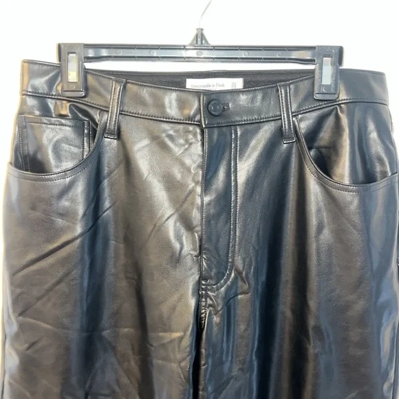 Abercrombie & Fitch Black Straight Leg Pants - Picture 4 of 6